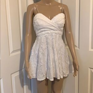 Trendy Club Bubbly White Elegant Party Prom Dress